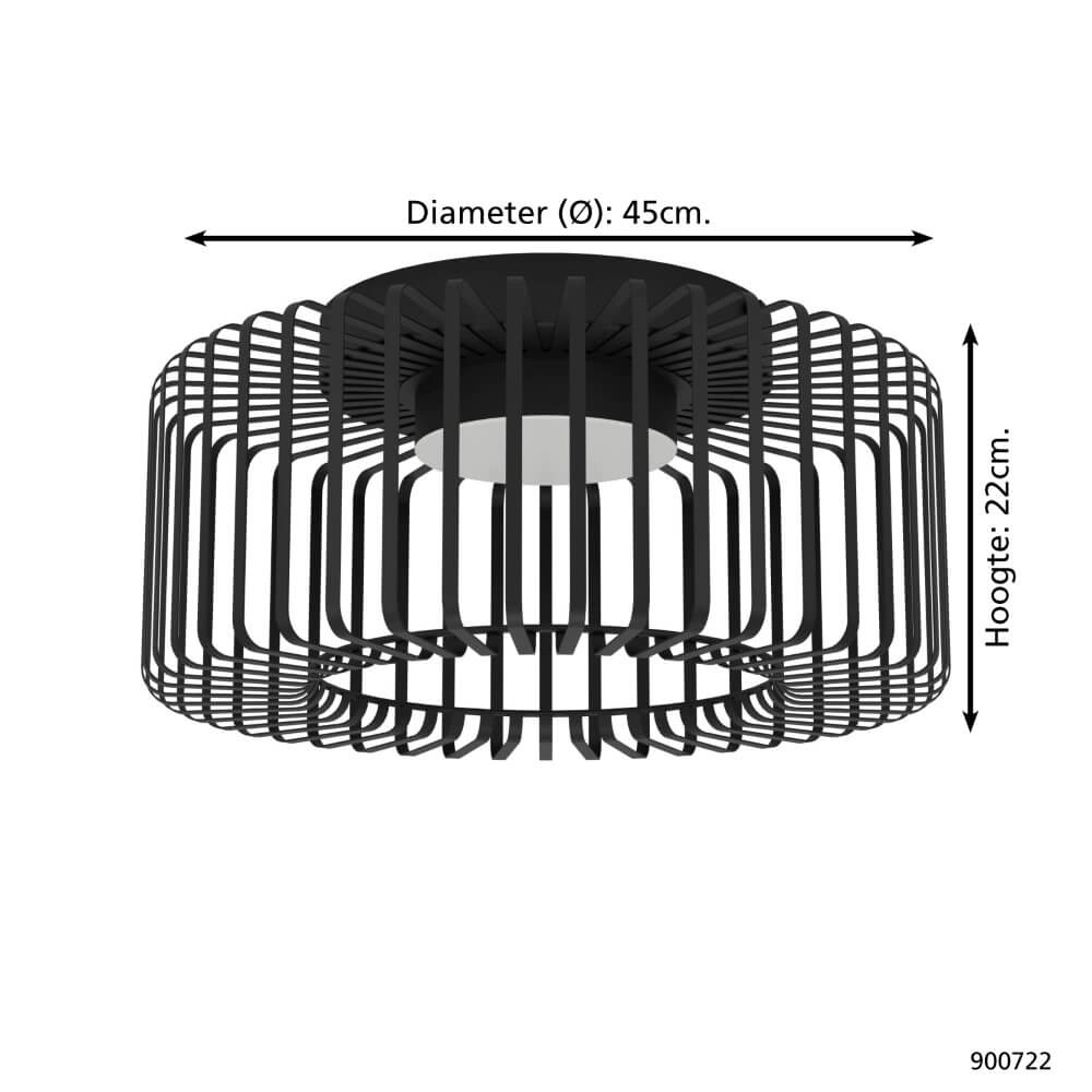 Deckenleuchte Ginestrone-Z Ø 45cm Ausführung Eglo 9008606270491