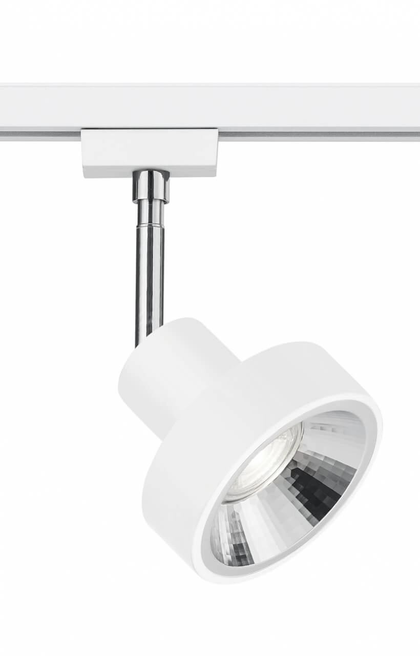 2-phasiger Gleisspot Duoline weiß mit chrom Trio 4017807472080