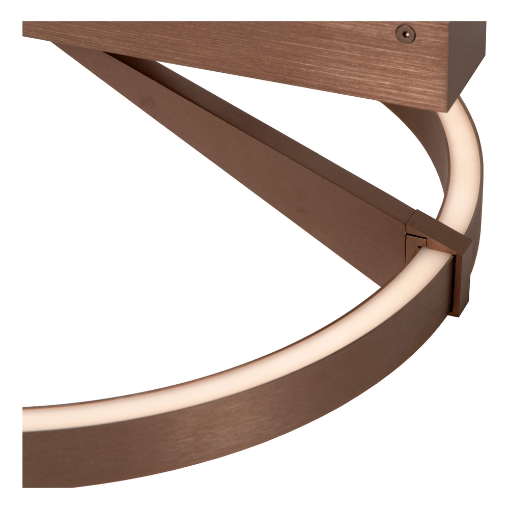 Design-Deckenlampe Applause Ø 40cm – Kaffeebraun – mit Fernbedienung Premium by Lucide 5411212221797