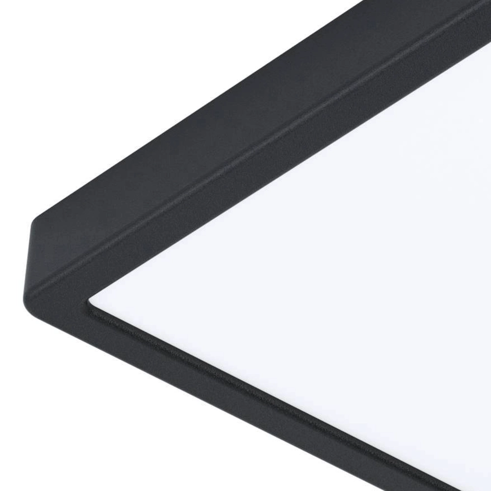 Quadratische Deckenleuchte Argolis 2 IP44 schwarz Eglo 9008606232659