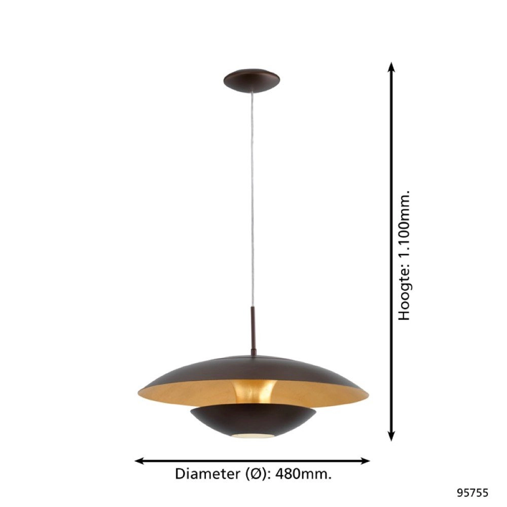 Pendelleuchte Nuvano 48cm Eglo 9002759957551