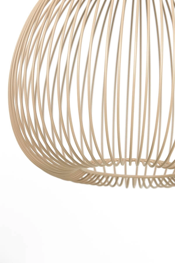 Cremefarbene Pendelleuchte Rilana Ø 34cm Light & Living 8717807649760