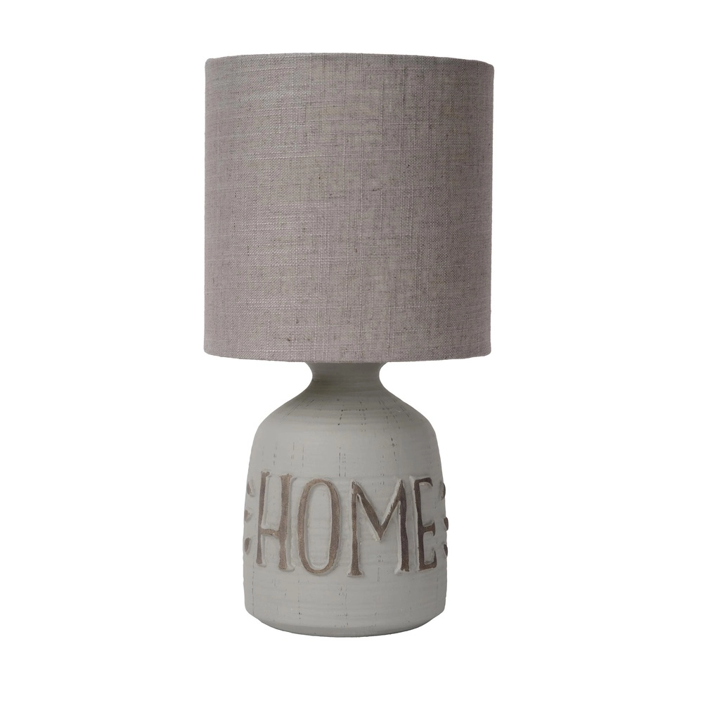 Tischlampe Cosby Grau