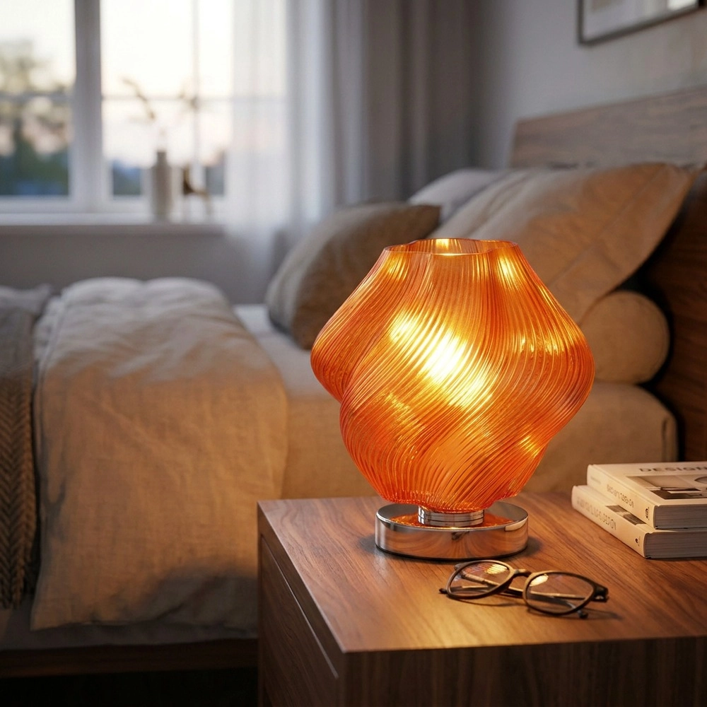 Tischlampendesign Vicenne Orange