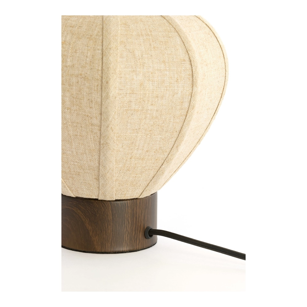 Tischlampe Kyzo Ø 23cm japandi braun Light & Living 8717807843410