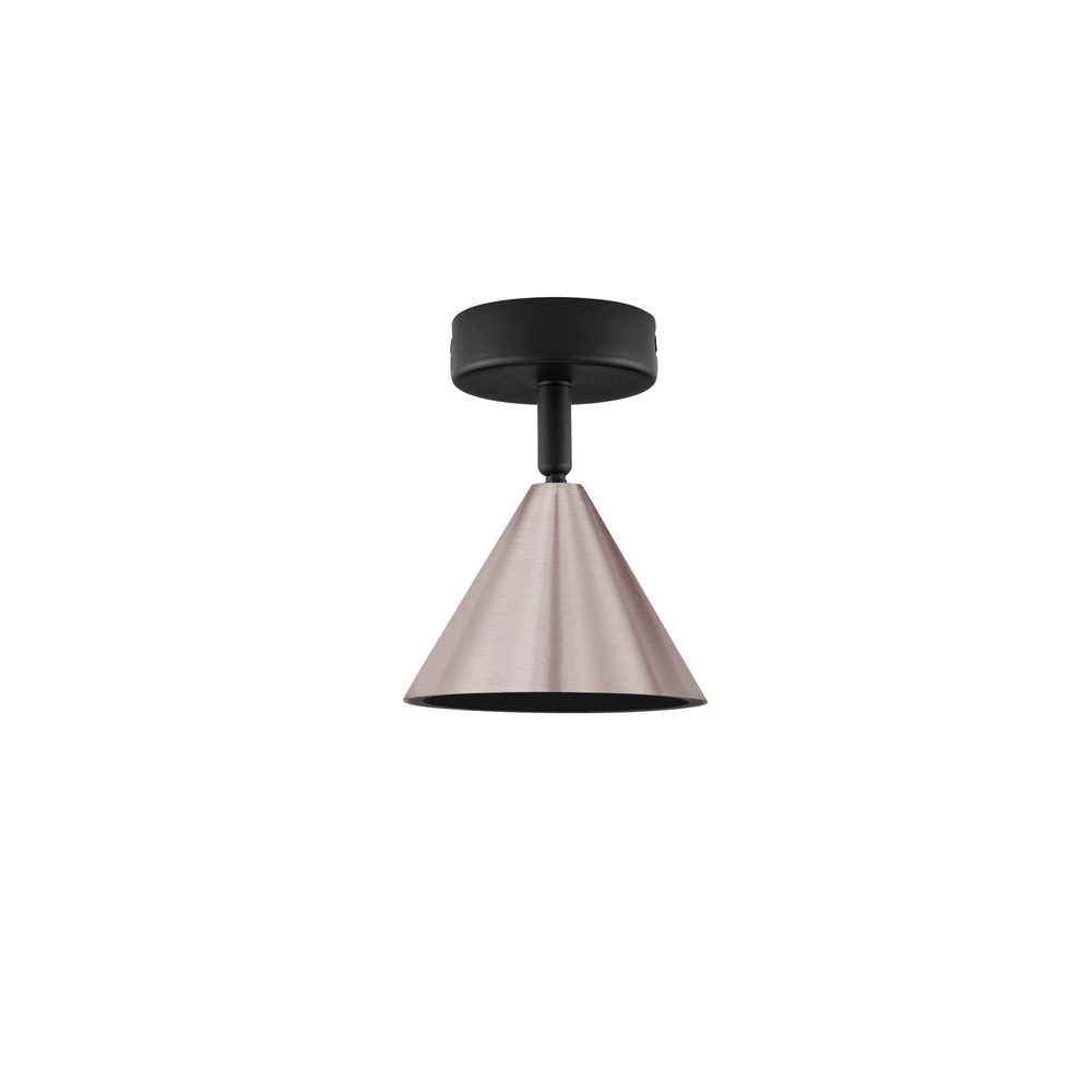 Deckenlampe Conico schwarz mit kaffeebraun Lyora 5212017475367
