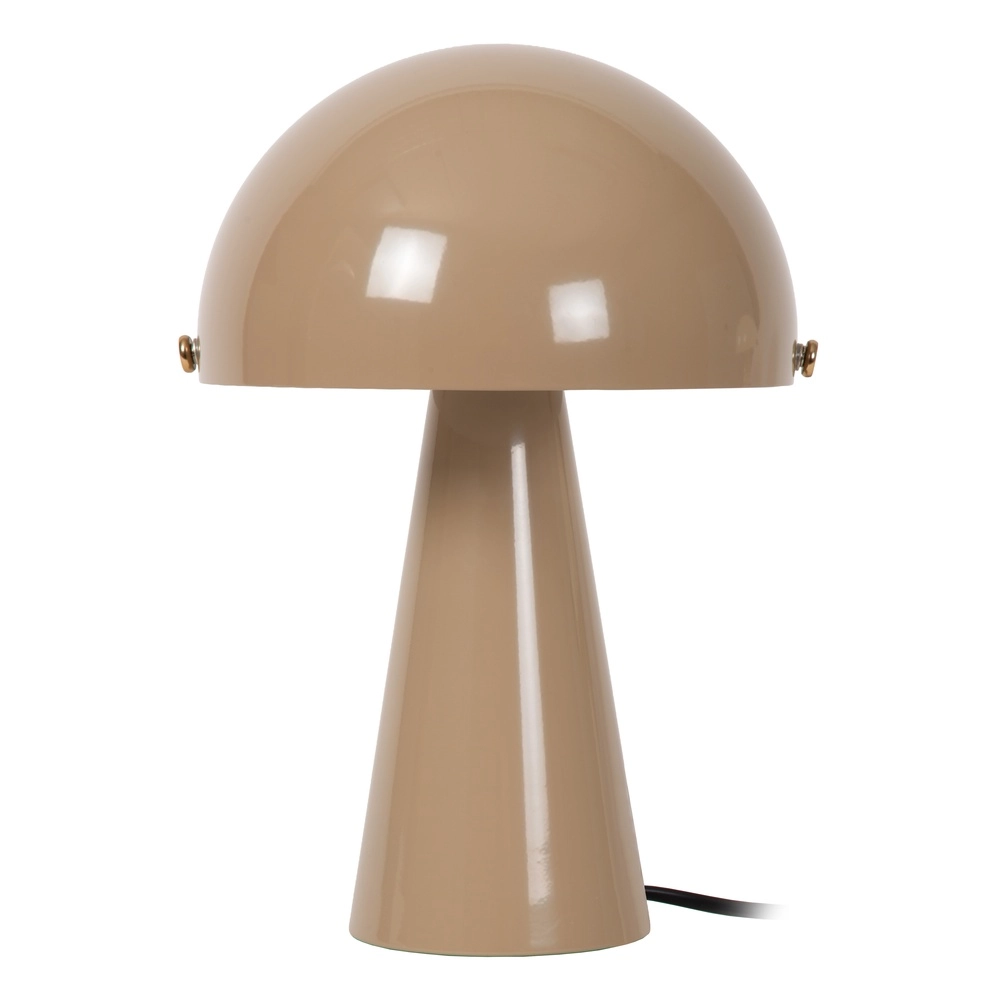 Tischlampe Barone taupe Ø 23 cm Lucide Vibes 5411212650085