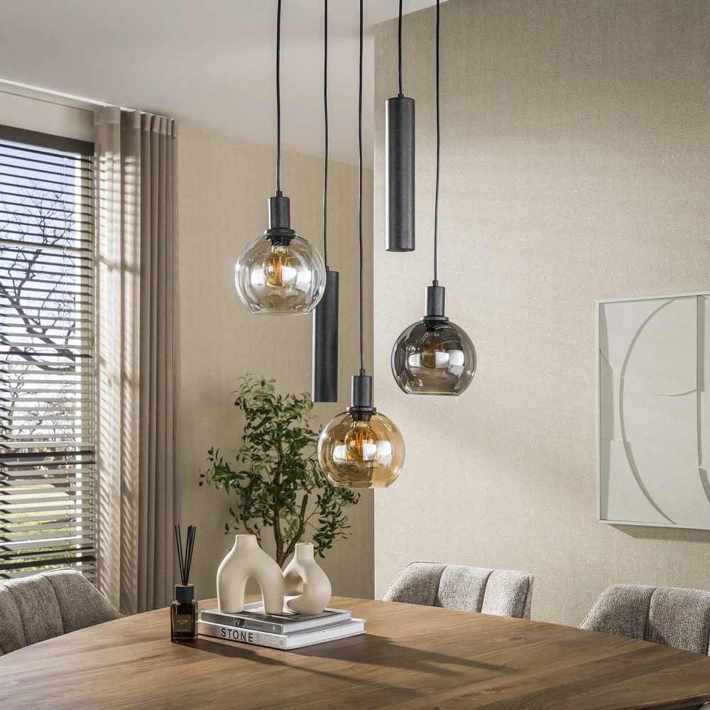 Vide Pendellampe Sfera mit Gläsern und Anhängern Lyora 8716803512429