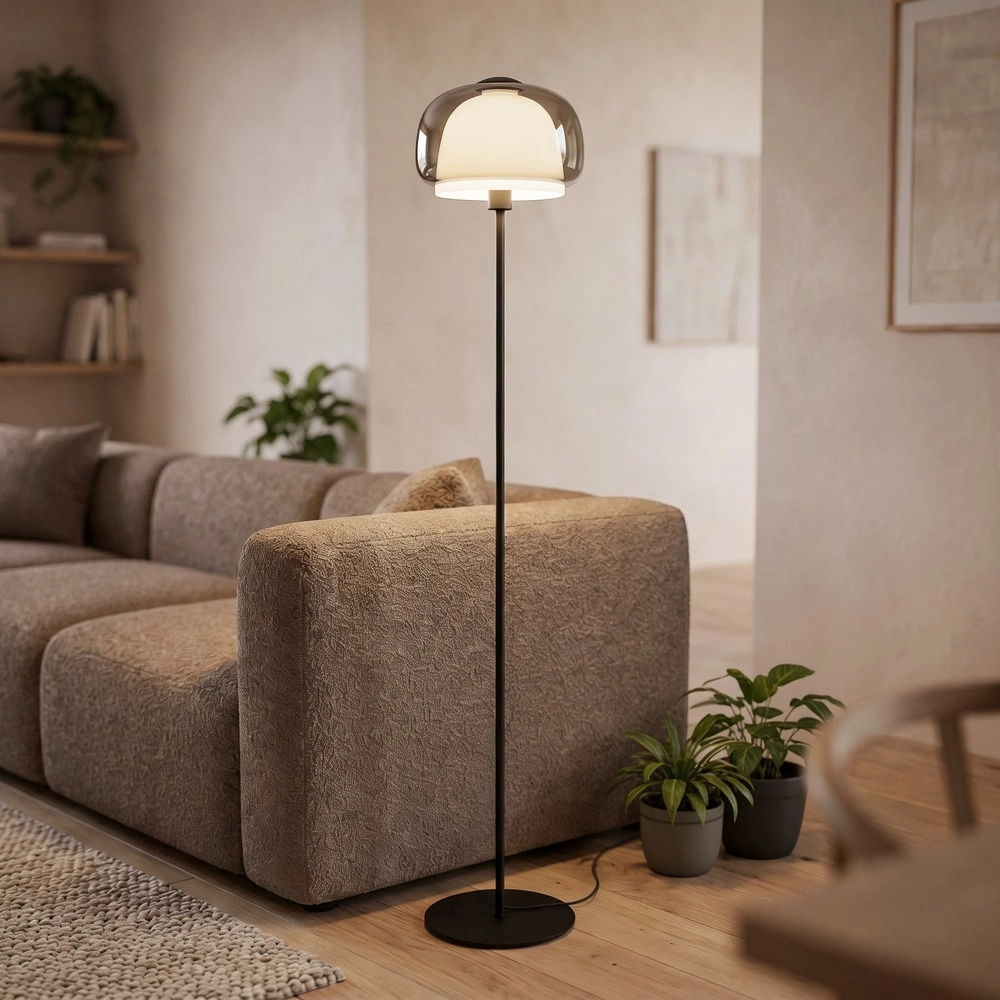 Design-Stehlampe Belomontejo Schwarz