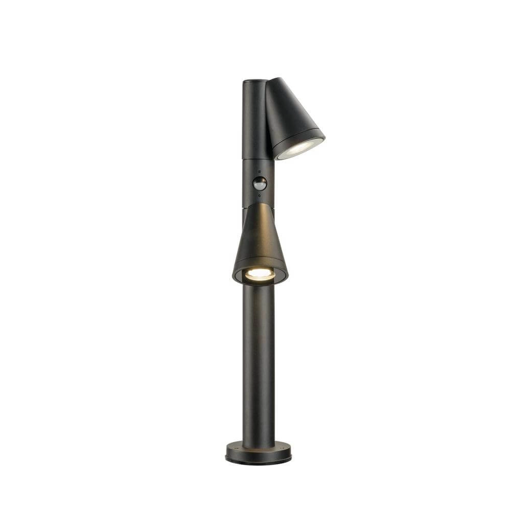 Beleuchtung des Weges T-Tube 70 Pole 70cm schwarzes Doppelbett mit Sensor SLV 4024163291583