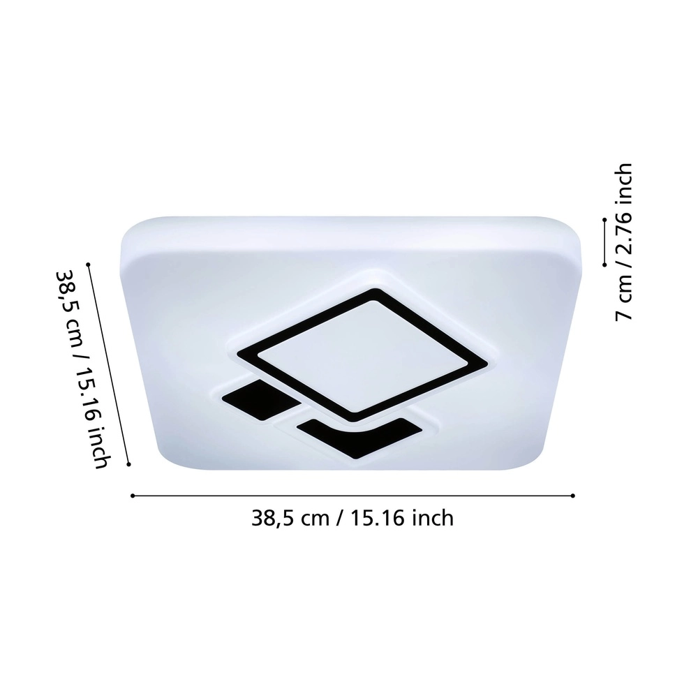 Design-Deckenlampe Espartaco Weiß Eglo 9002759756451