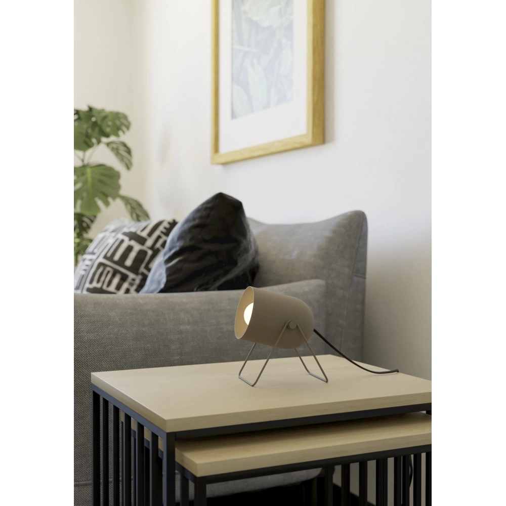 Design-Tischleuchte Tilston sandbraun Eglo 9008606359752