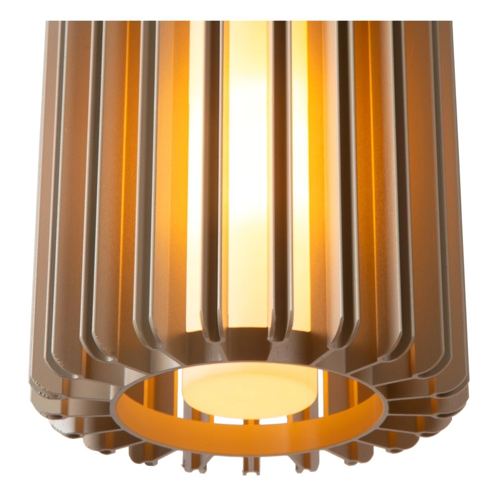 Pendellampe Lambres Ø 15 cm taupe Lucide 5411212452894