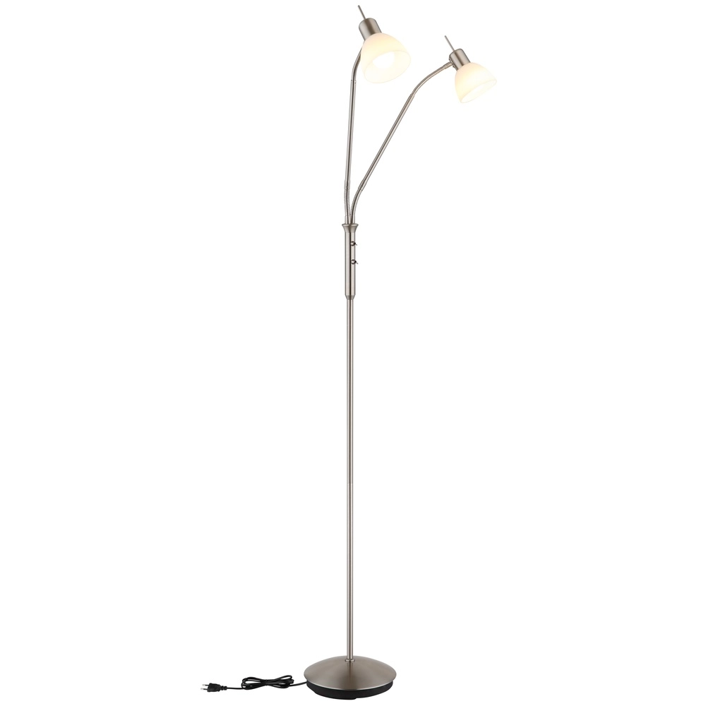 Leselampe 2-Lampen Malte Nickel Globo 9007371447541
