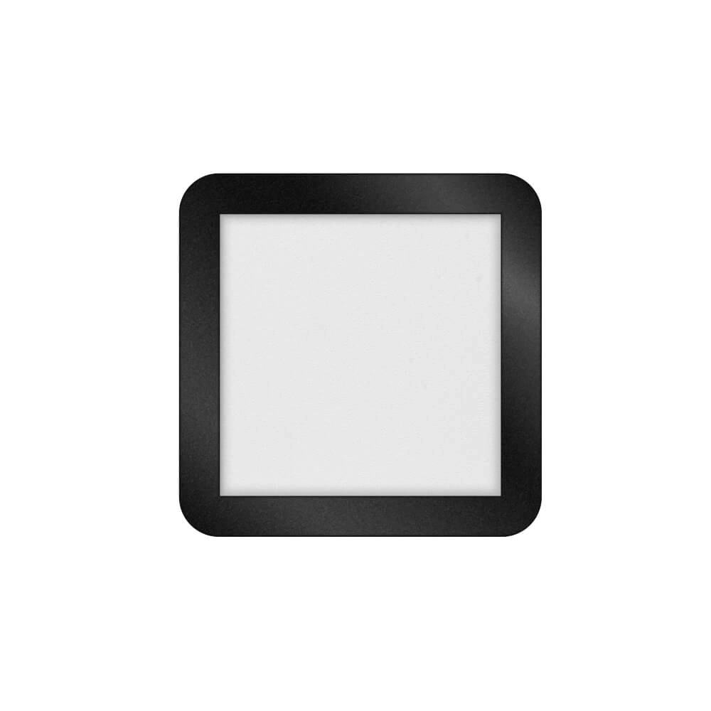 LED-Deckenleuchte Anne Square 12 W – 2700 K – 22,5 cm schwarz