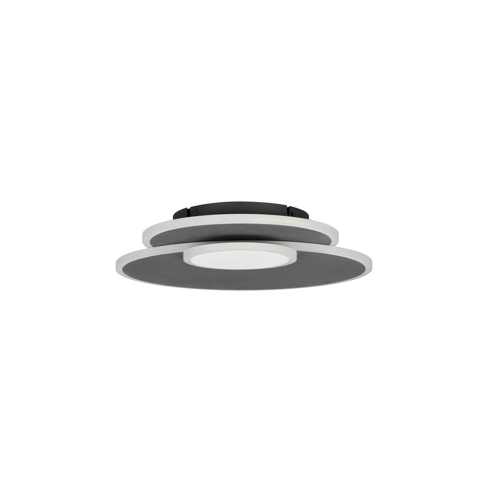 Runde Deckenlampe Serea Schwarz Trio 4017807703818