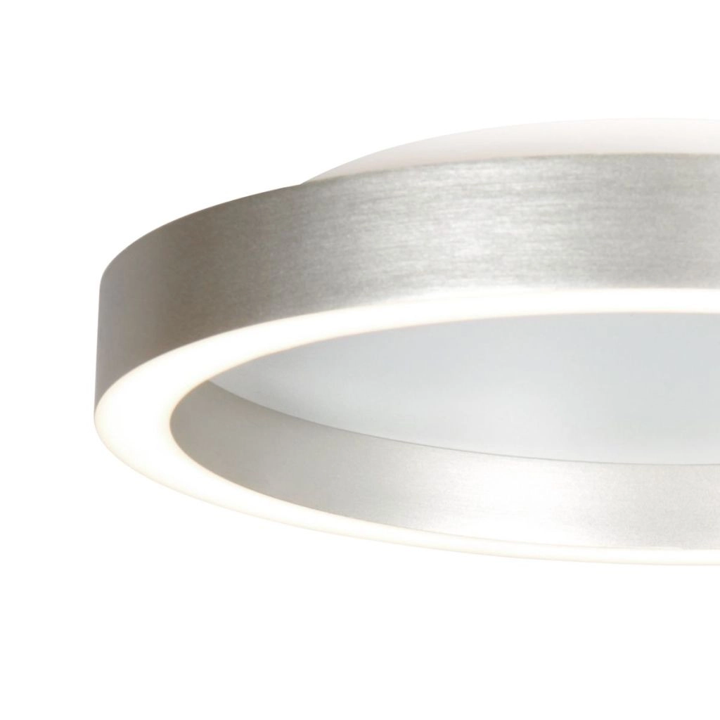 Design-Deckenlampe Ringlux gebürstetes Metall Ø 40 cm Steinhauer 8712746180930