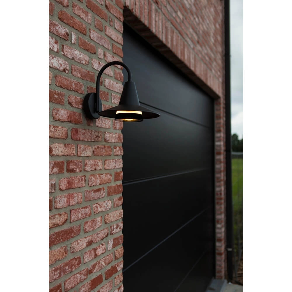 Schwarze LED-Außenleuchte Swan Lutec 6939412016351