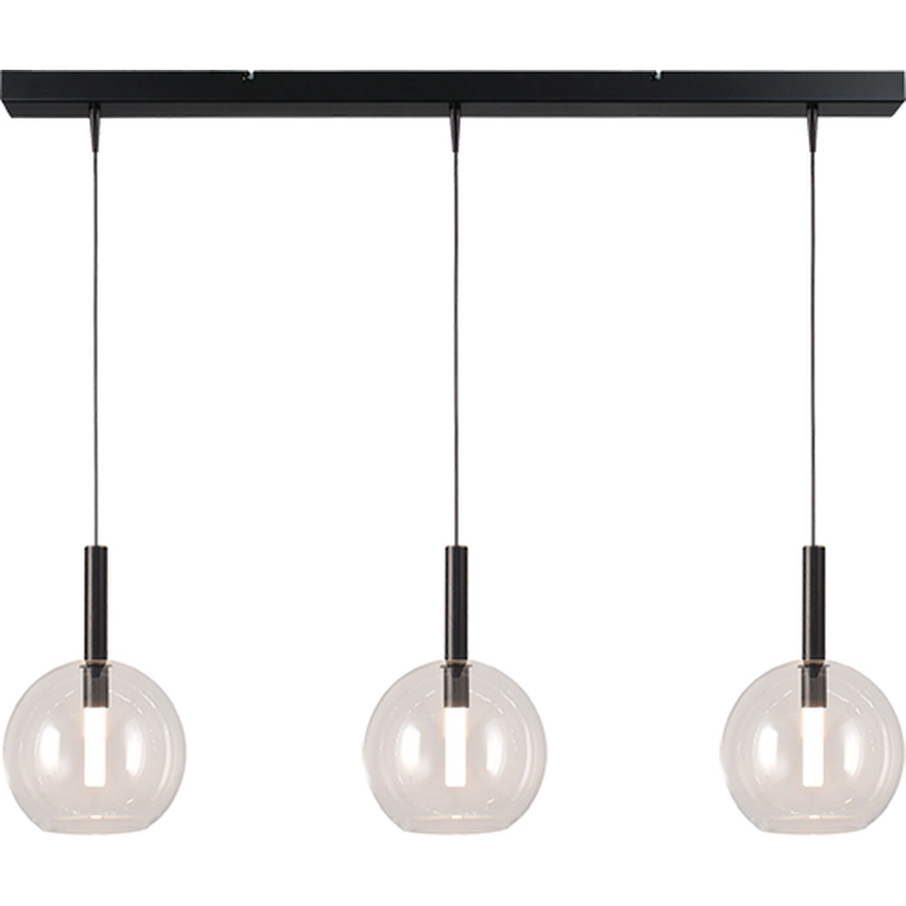3L Pendellampe Ø 17cm Lido Ball mit klarem Glas