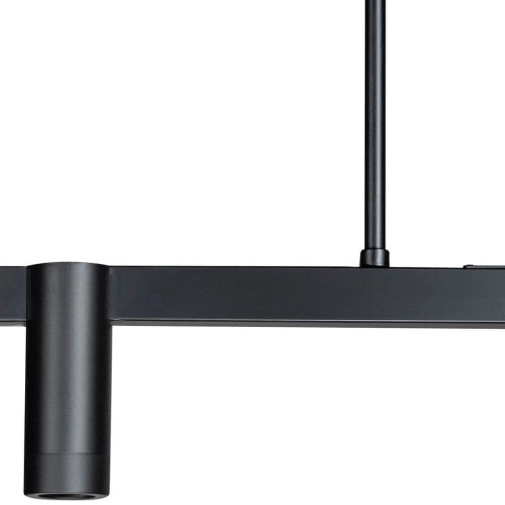 Schlanke Esstischlampe Miller 4-Licht-Schwarz ETH 8720195303077