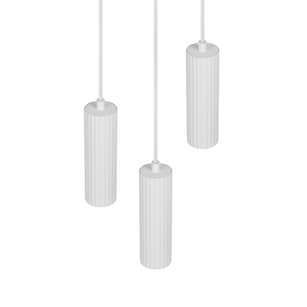 3-flammige Pendelleuchte Soka weiß Trio 4017807658576