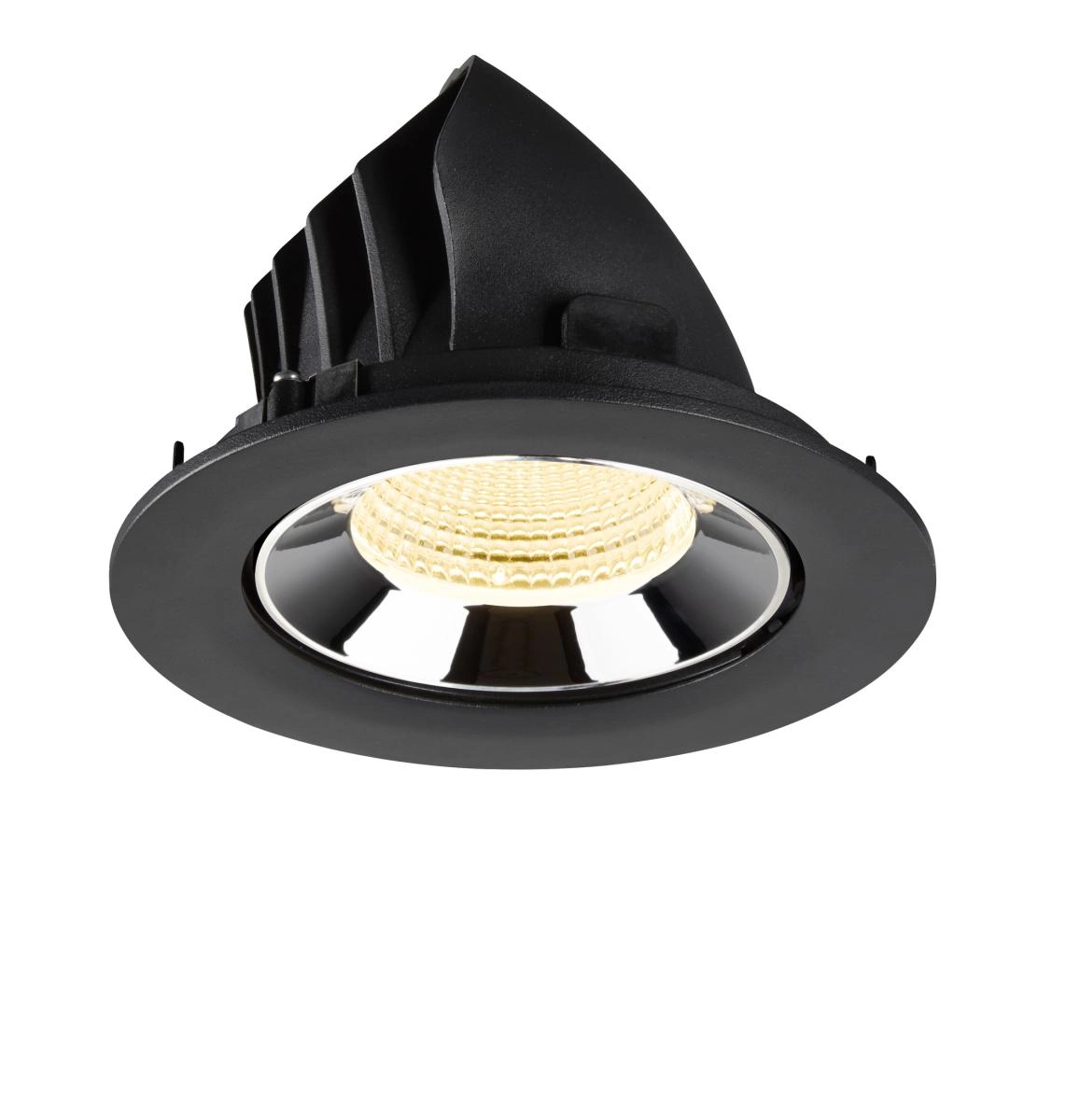 Einbau-Strahler Numinos Gimble L Schwarz/Chrom 3000K - 55gr SLV 4024163310253