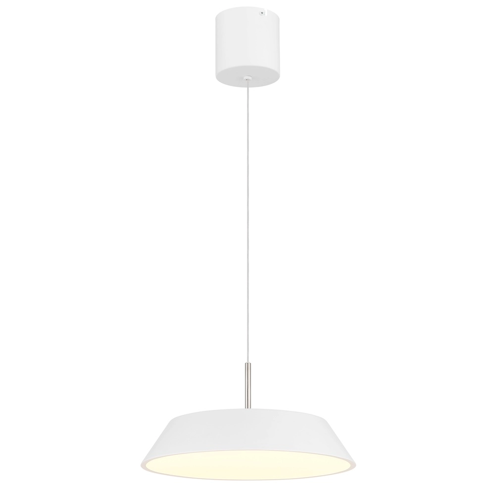 Elegante Pendellampe Silena weiße Ø 40cm