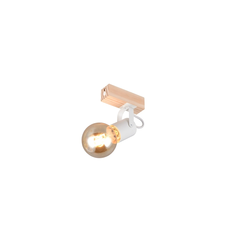 Deckenlampe Lynar Weiß mit Holz Trio 4017807670707