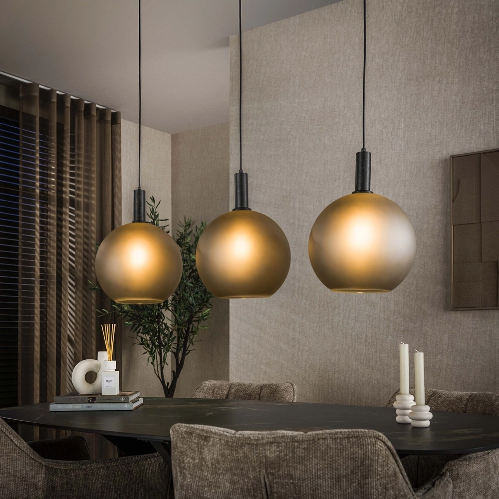 Glas-Pendelleuchten Bubble 3x E27 Lyora 8716803513471