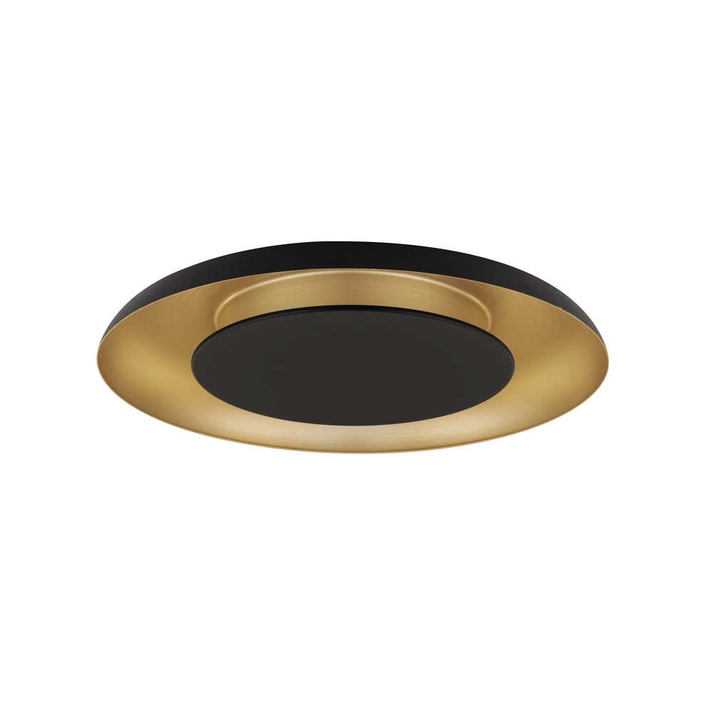 Design-Deckenleuchte Epos Ø 60cm schwarz mit gold Lyora 5212017463210