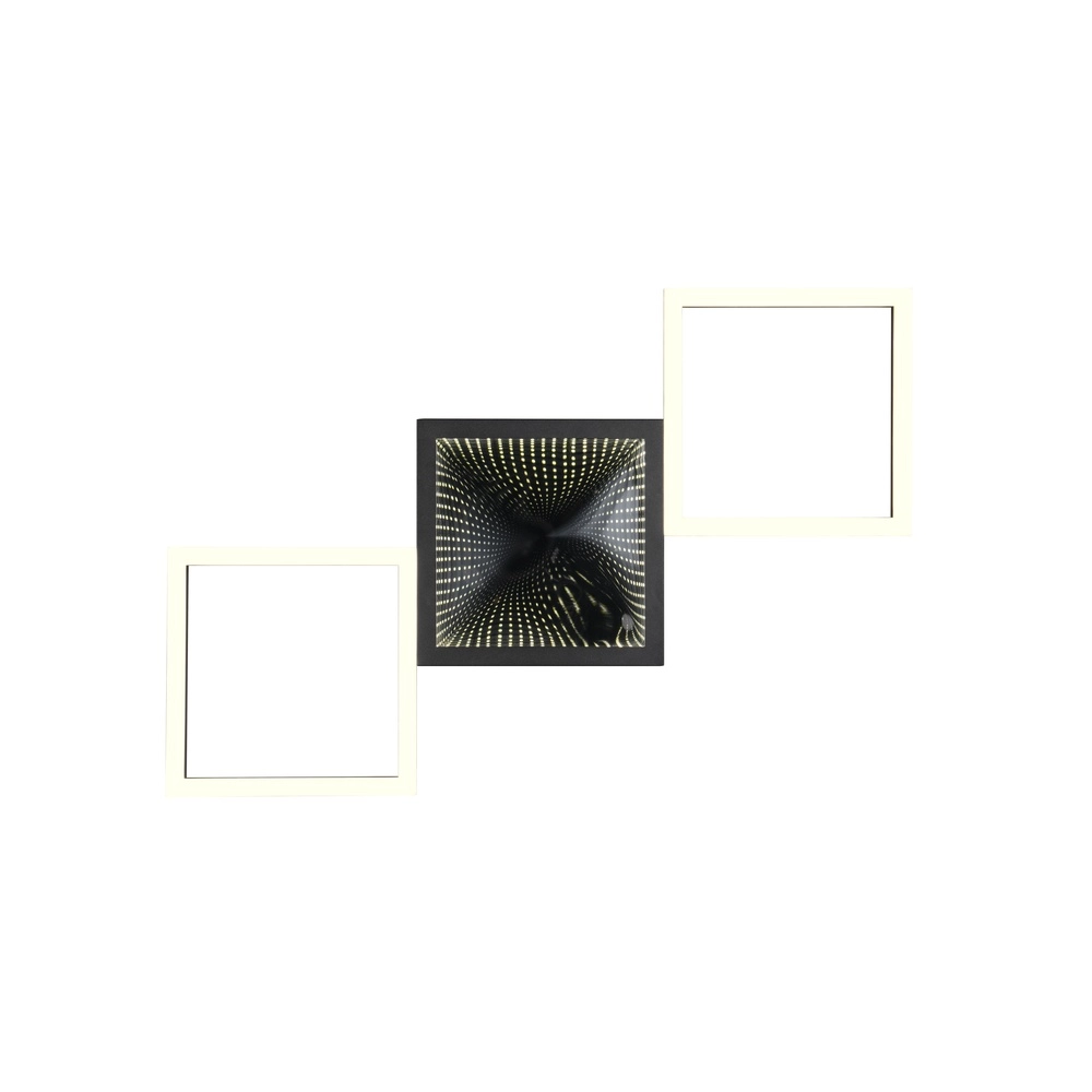 Design-Deckenleuchte Gelo schwarz Trio 4017807645712