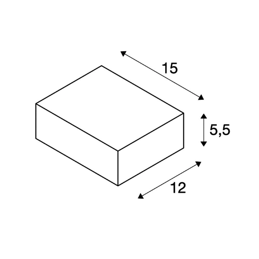 Up-Down Leuchte Sitra Cube Up - Down GX53 weiß SLV 4024163112505