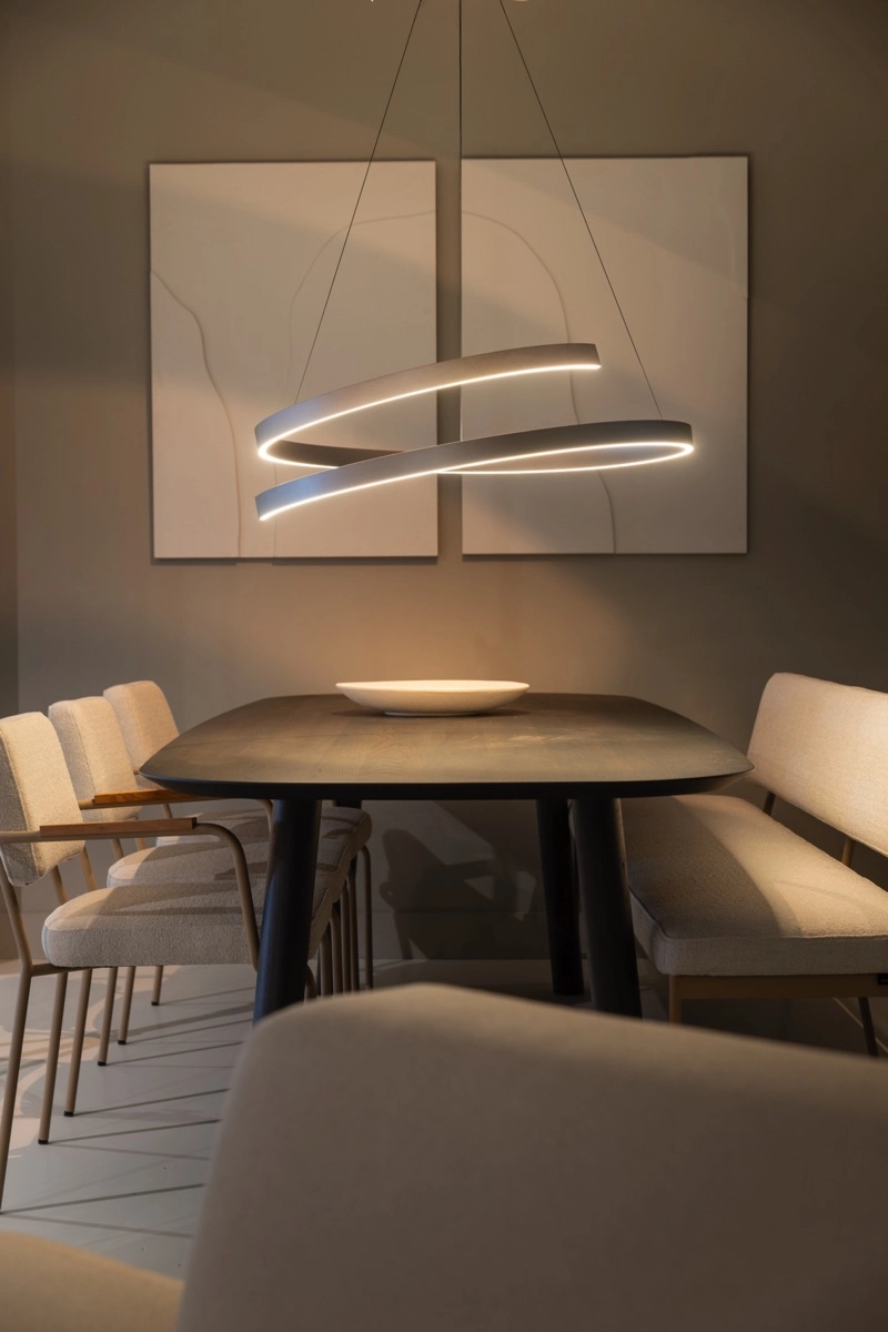 LED-Pendellicht Remona Ø 60cm – Champagner ETH 8720195311461