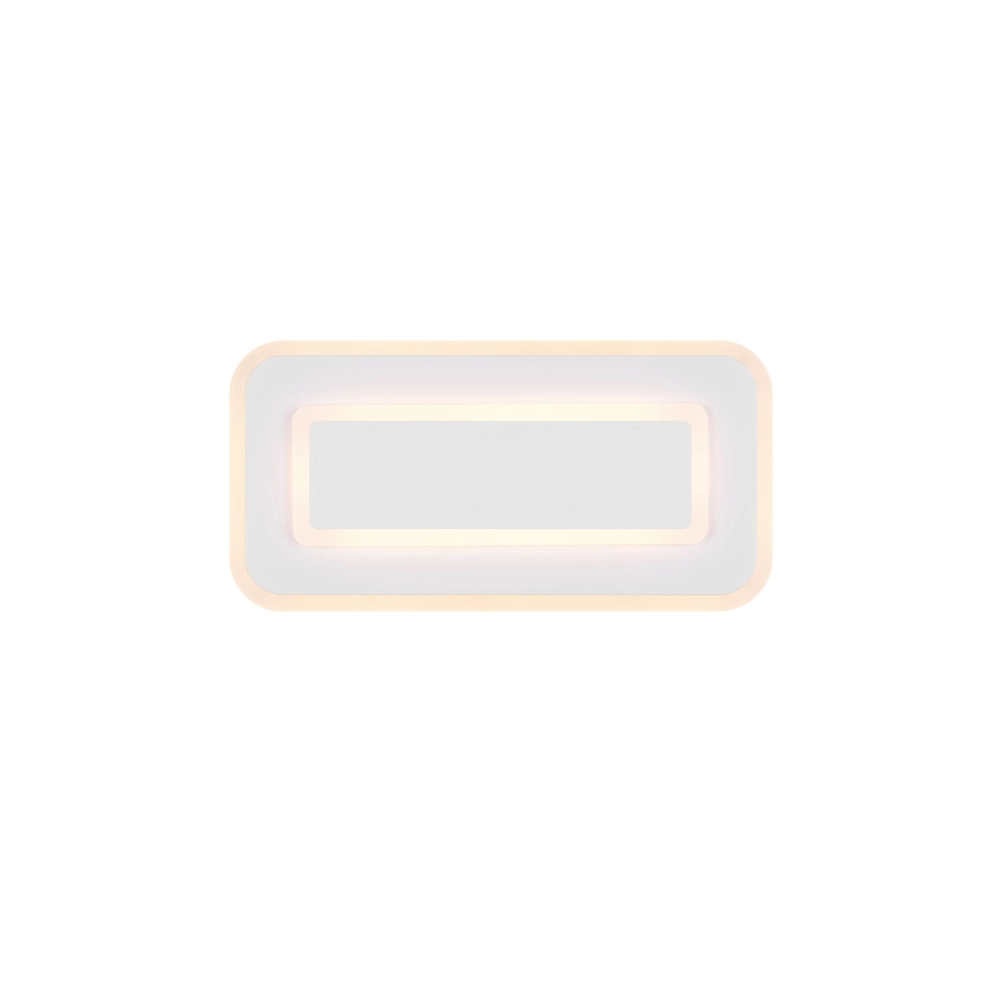 Moderne Deckenlampe Riva Weiß 40cm Trio 4017807682939