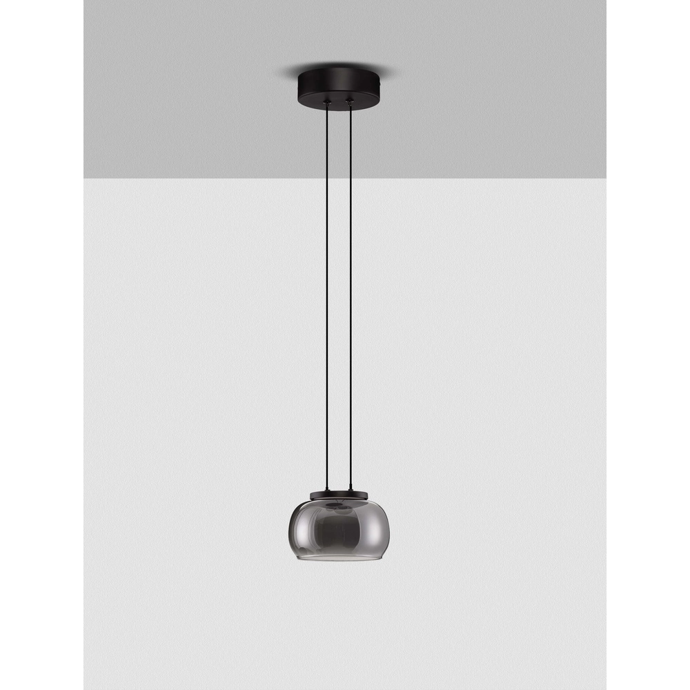 Moderne Pendelleuchte Bios Single Schwarz Lyora 5212017458513