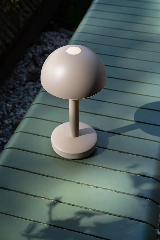 Wiederaufladbare Tischlampe Bug Beige Humble 7446023313322
