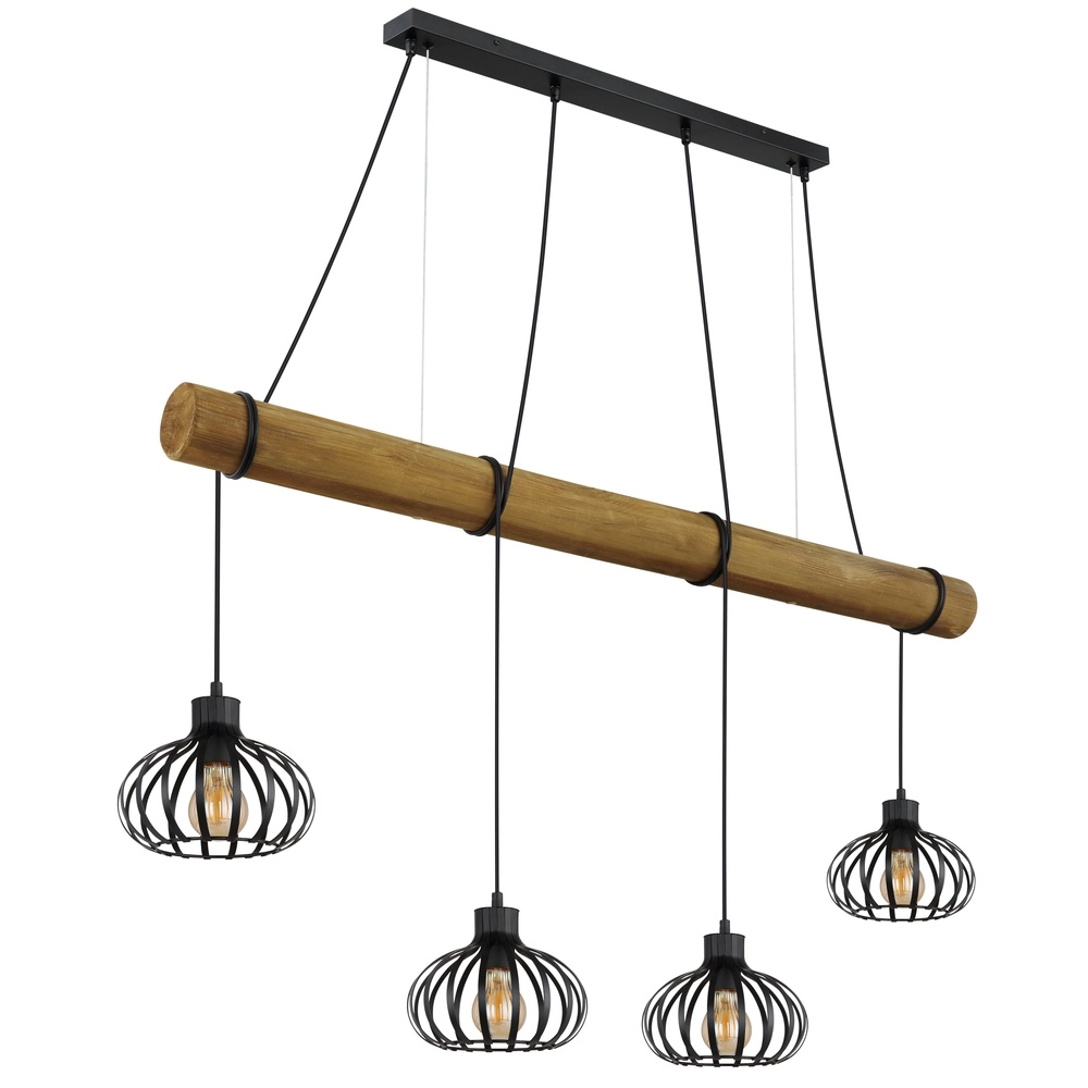 4-Licht Pendellampe Caldwell Esstisch Globo 9007371580590