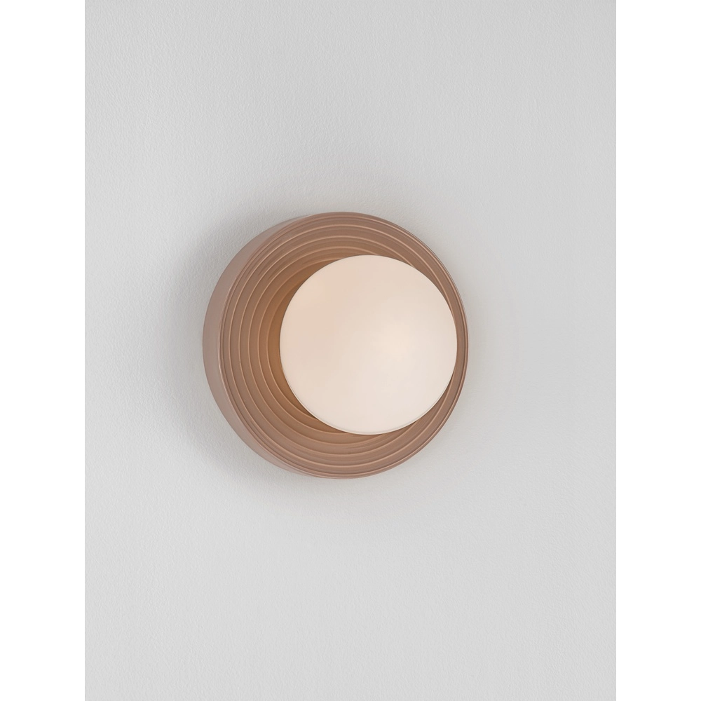 Wandleuchte Orbique mokkabraun Ø 22cm Lyora 5212017483874