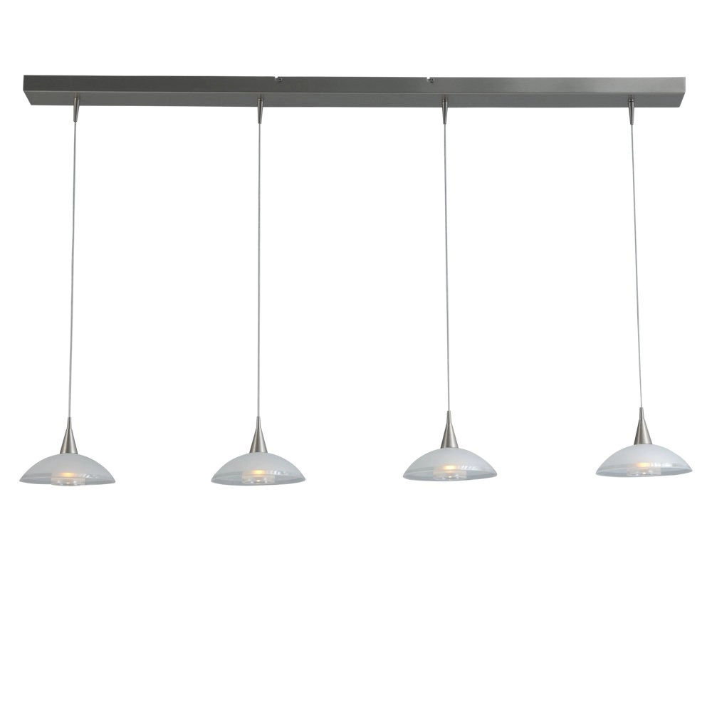 Esszimmerlampe Melani 4-Licht-Nickel