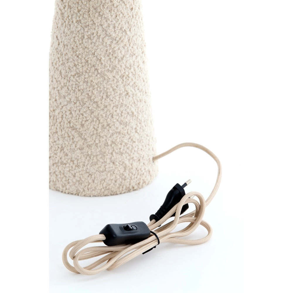 Boucle-Tischlampe Micky 58 cm – Sand Light & Living 8717807761127