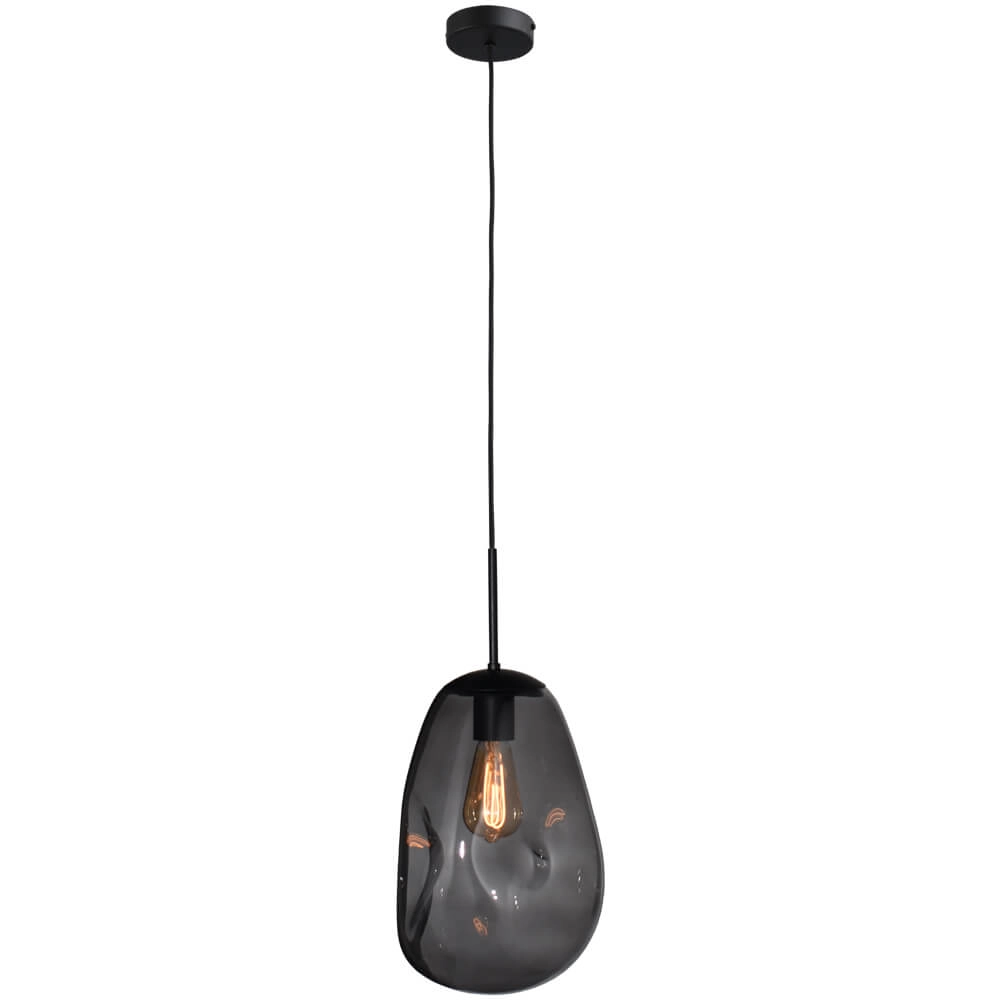 Hängelampe Lava 1x Rauchglas Ø 22,5cm Masterlight 8718121285955