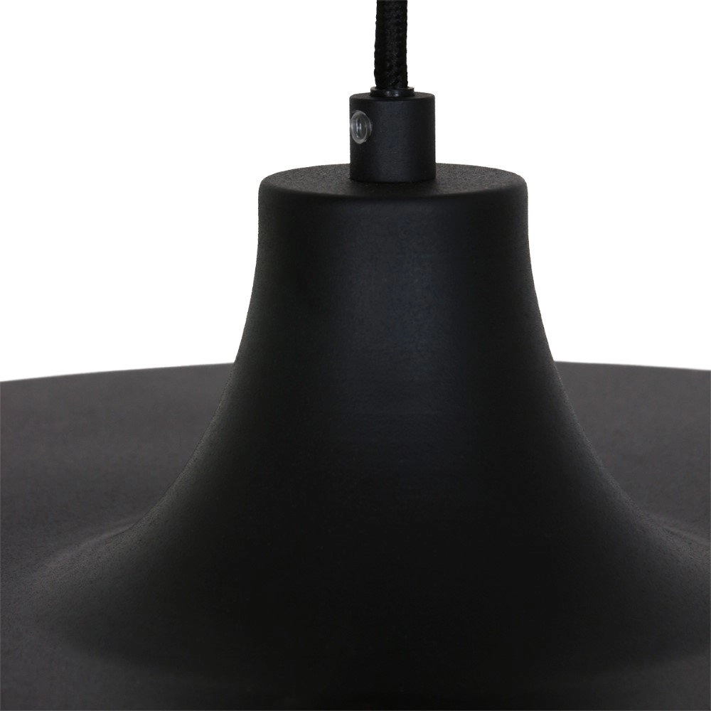 Schwarze Hängelampe Krisip Ø 50cm Steinhauer 8712746132564