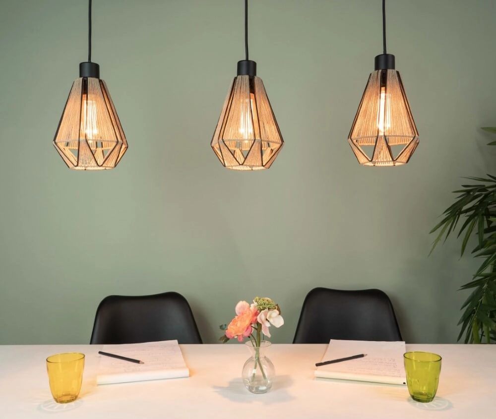 Ländliche Esstischlampe Adwickle Eglo 9002759437770