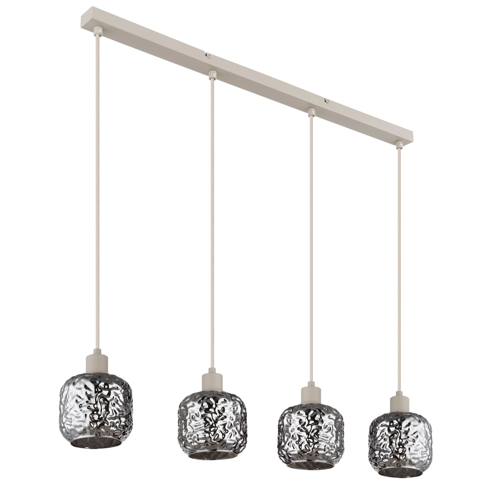 4-Licht Pendellampe Antonio Sandbraun Globo 9007371578726