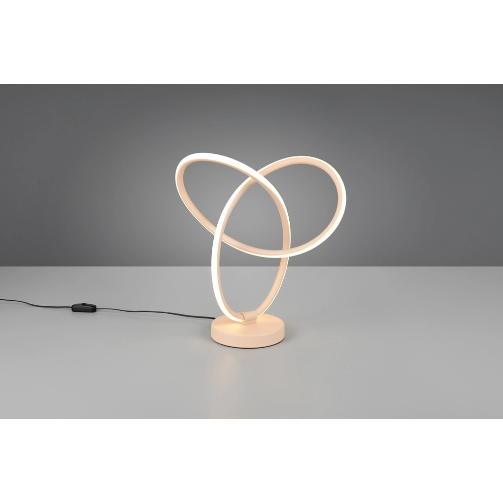Tischlampe Lando Design sandbraun Trio 4017807656534