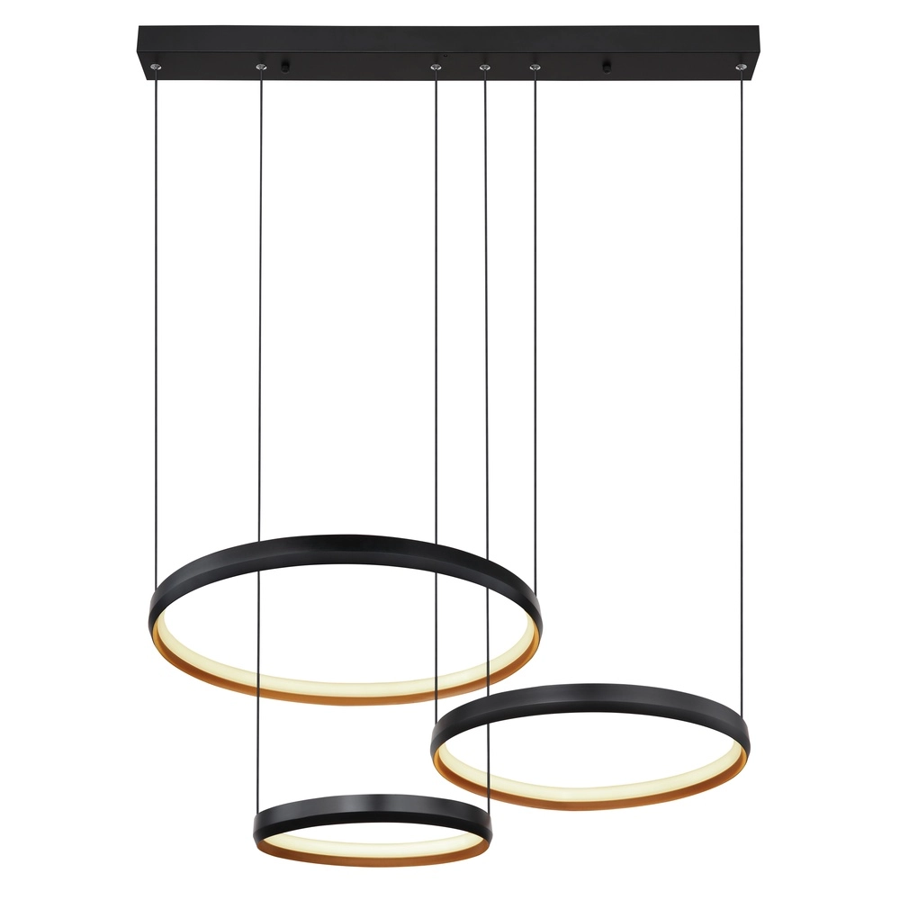 Schwarze Pendellampe Halli Konstruktion Globo 9007371434657
