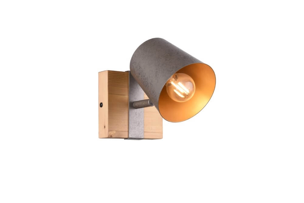 Stelle Bell Antikgrau mit Holz Trio 4017807502558