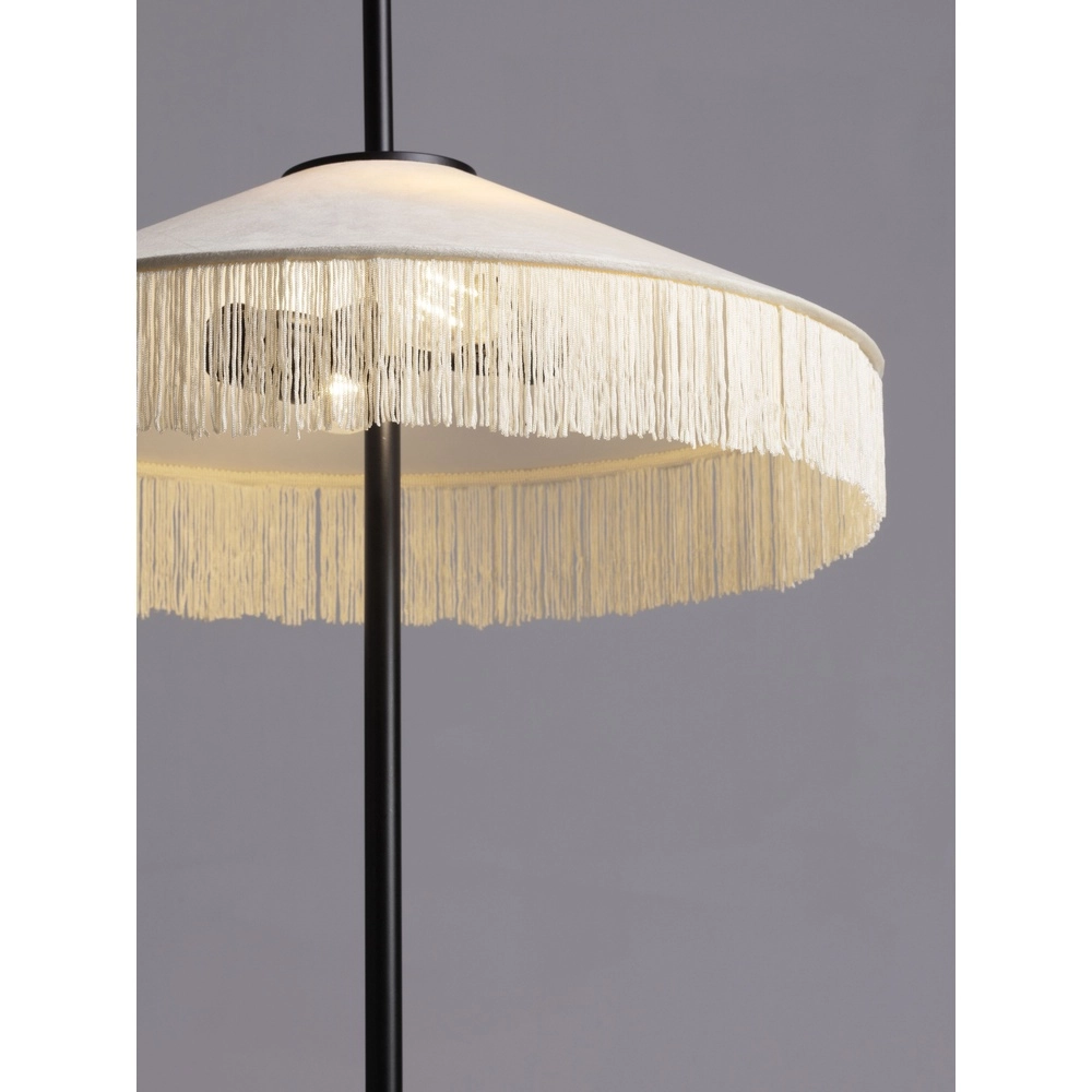 Tiffany-Stehlampe Velvy Beige Lyora 5212017493828