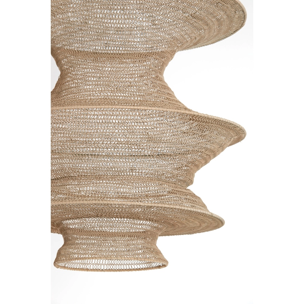 Metallnetz-Pendellampe Nakisha Ø 48 cm – Sand Light & Living 8717807695071