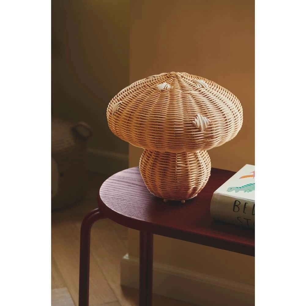 Tischleuchte aus Rattan Allie Ø 30cm Nordlux 5704924018794